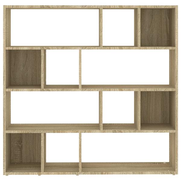 Grote foto vidaxl boekenkast kamerscherm 105x24x102 cm sonoma eikenkleurig huis en inrichting overige huis en inrichting