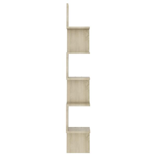 Grote foto vidaxl hoekwandschap 20x20x127 5 cm bewerkt hout sonoma eikenkleurig huis en inrichting woningdecoratie