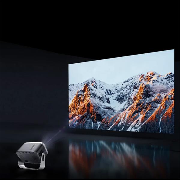 Grote foto slimtron b6 hd android inclusief hdmi kabel afstandsbediening scherm spiegelen vanaf iphone a audio tv en foto videoprojectoren