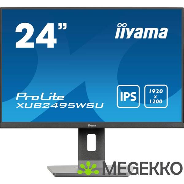 Grote foto iiyama prolite xub2495wsu b7 24 wuxga ips monitor computers en software overige computers en software