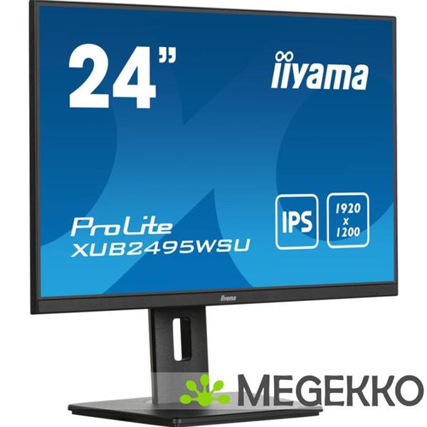Grote foto iiyama prolite xub2495wsu b7 24 wuxga ips monitor computers en software overige computers en software