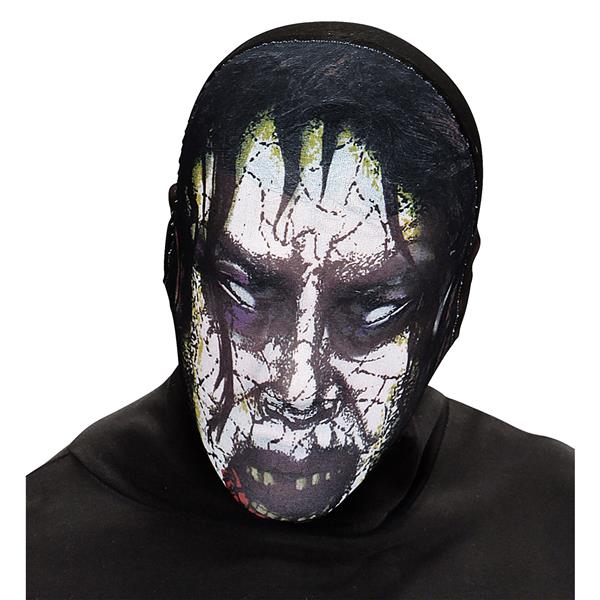 Grote foto halloween masker grijs zombie stof verzamelen overige verzamelingen