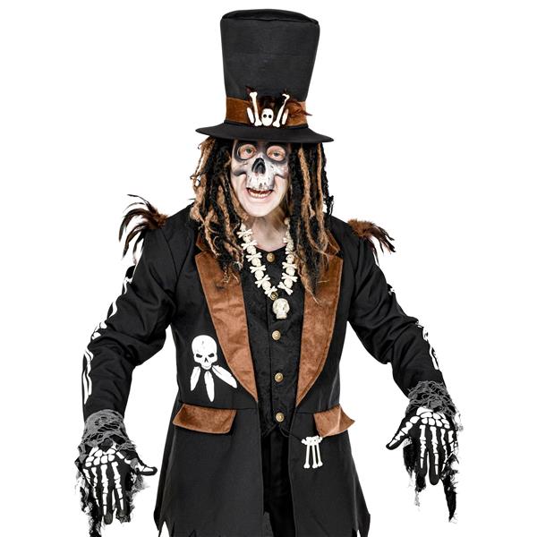 Grote foto halloween handschoenen wit zwart skelet verzamelen overige verzamelingen