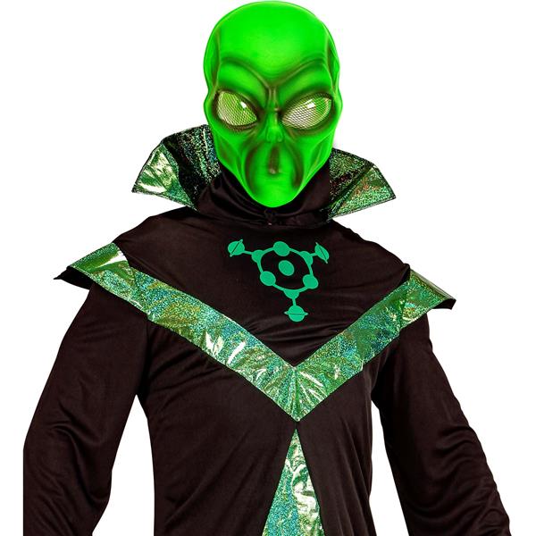 Grote foto halloween masker groen alien plastic verzamelen overige verzamelingen