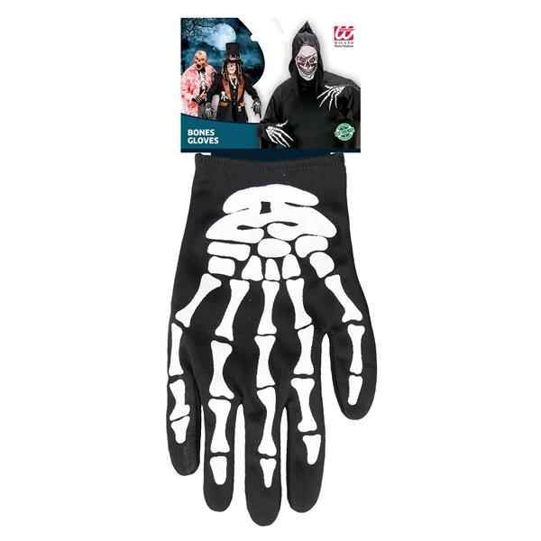 Grote foto halloween handschoenen wit zwart skelet verzamelen overige verzamelingen