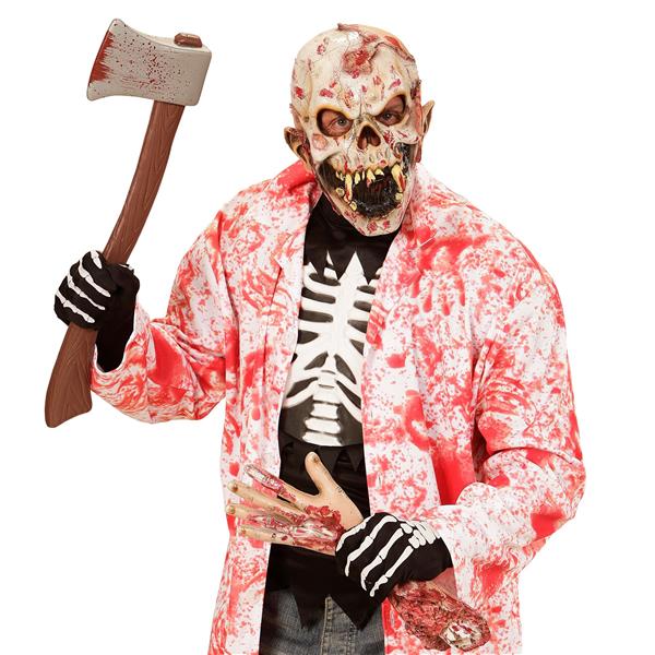 Grote foto halloween handschoenen wit zwart skelet verzamelen overige verzamelingen