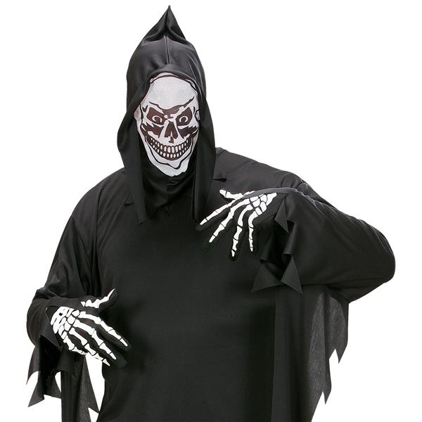 Grote foto halloween handschoenen wit zwart skelet verzamelen overige verzamelingen