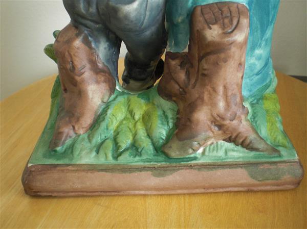 Grote foto leuk aardewerk beeld huis en inrichting kunst