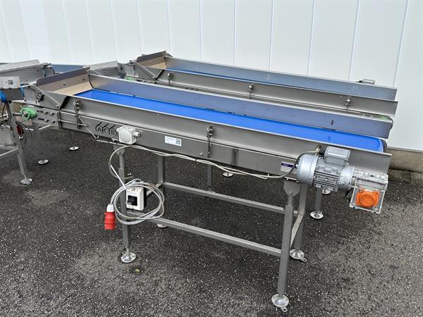 Grote foto acb roestvrij staal 210 x 50 cm agrarisch transportbanden