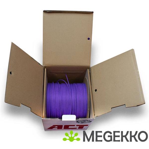 Grote foto act cat 6 u utp massieve installatiekabel zonder adersplitter lszh cpr euroclass dca 24awg viole computers en software netwerkkaarten routers en switches