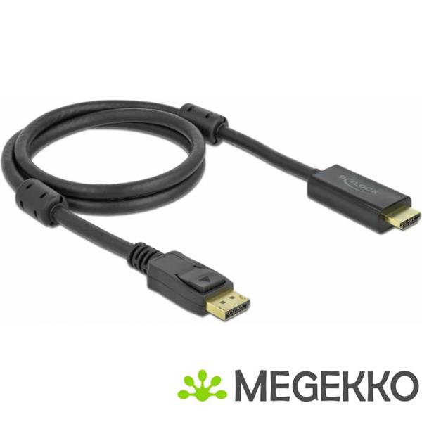 Grote foto delock 85955 actieve displayport 1.2 naar hdmi kabel 4k 60 hz 1 m computers en software overige computers en software