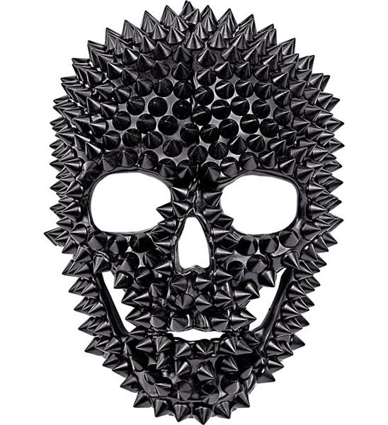 Grote foto masker schedel zwart met nagels verzamelen overige verzamelingen