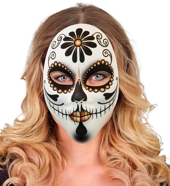Grote foto masker dia de los muertos vrouw verzamelen overige verzamelingen