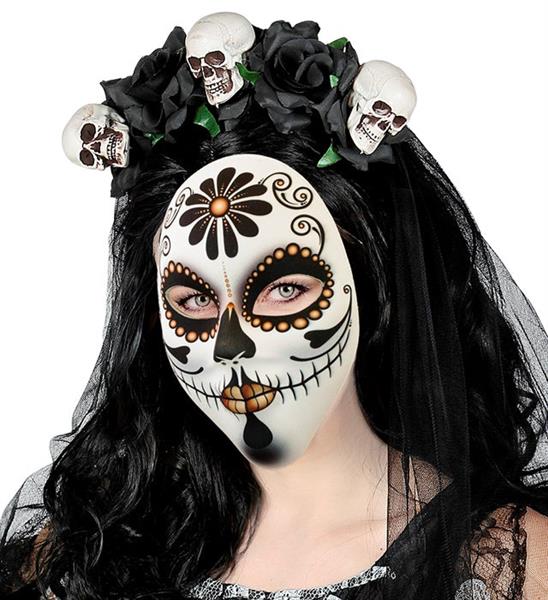 Grote foto masker dia de los muertos vrouw verzamelen overige verzamelingen