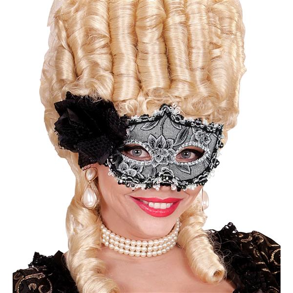 Grote foto halloween oogmasker zwart roos verzamelen overige verzamelingen