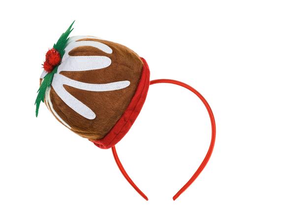Grote foto cupcake with mistletoe headband 19x19cm verzamelen overige verzamelingen