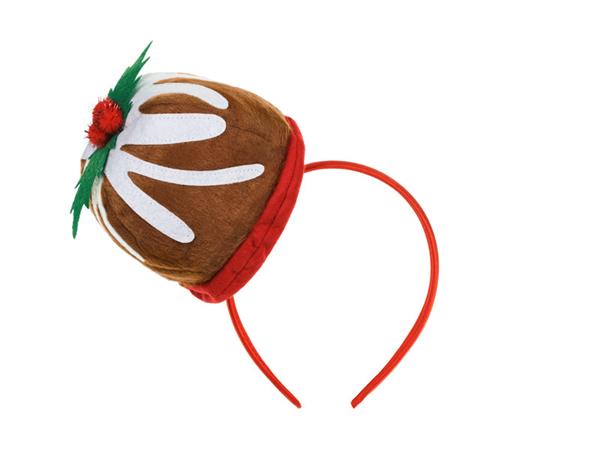 Grote foto cupcake with mistletoe headband 19x19cm verzamelen overige verzamelingen