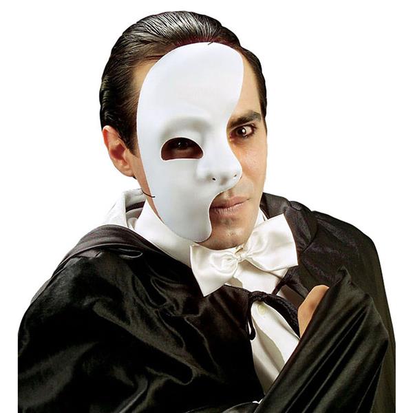 Grote foto witte oogmasker helft verzamelen overige verzamelingen