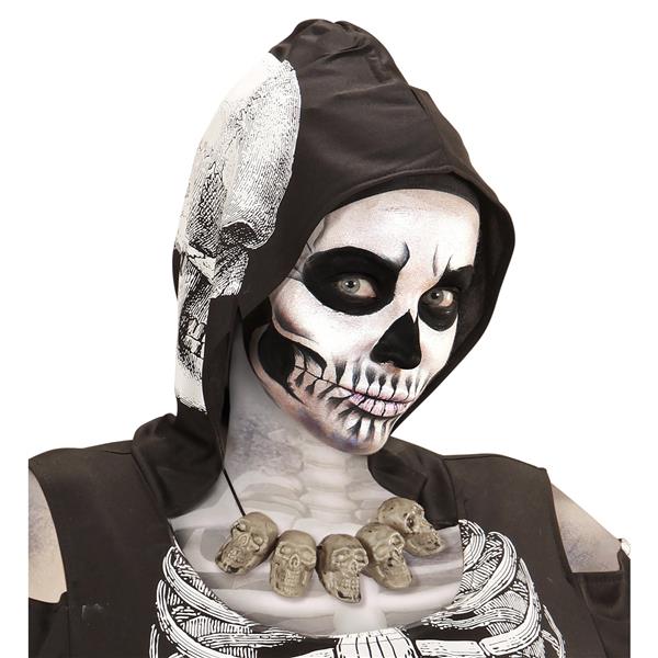 Grote foto halloween ketting zilver schedels verzamelen overige verzamelingen
