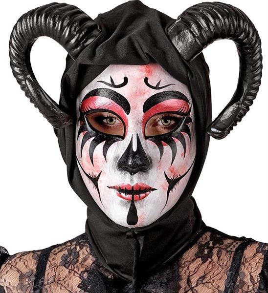 Grote foto halloween masker dames theater duivel verzamelen overige verzamelingen