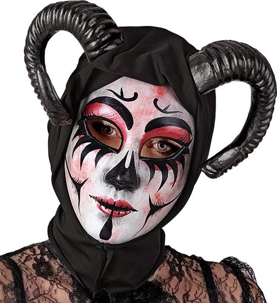 Grote foto halloween masker dames theater duivel verzamelen overige verzamelingen