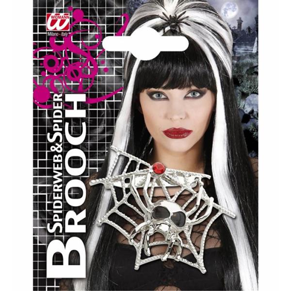 Grote foto halloween broche spinnenweb verzamelen overige verzamelingen