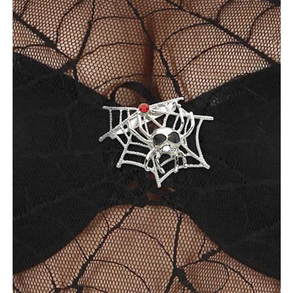 Grote foto halloween broche spinnenweb verzamelen overige verzamelingen