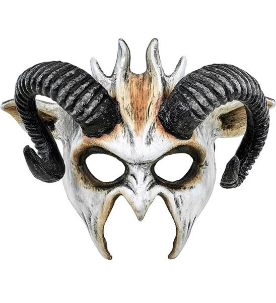 Grote foto halloween masker zwart wit bok verzamelen overige verzamelingen