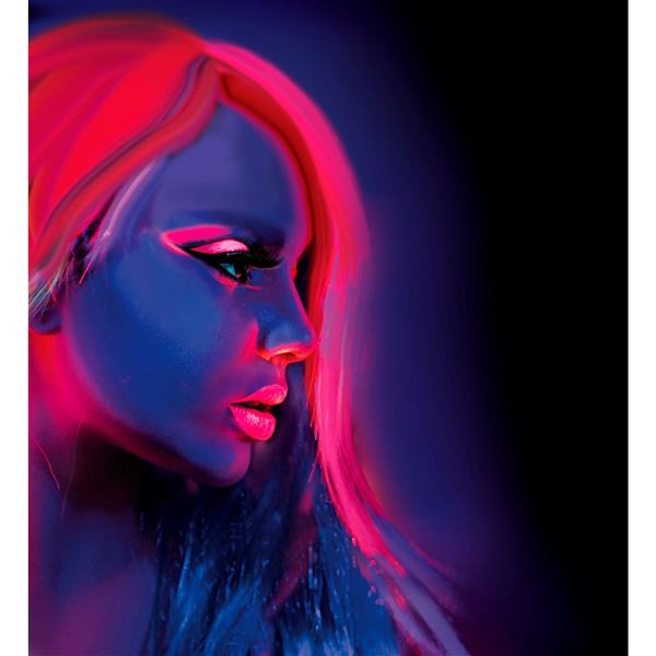 Grote foto neon roze schmink glow in the dark 30ml verzamelen overige verzamelingen