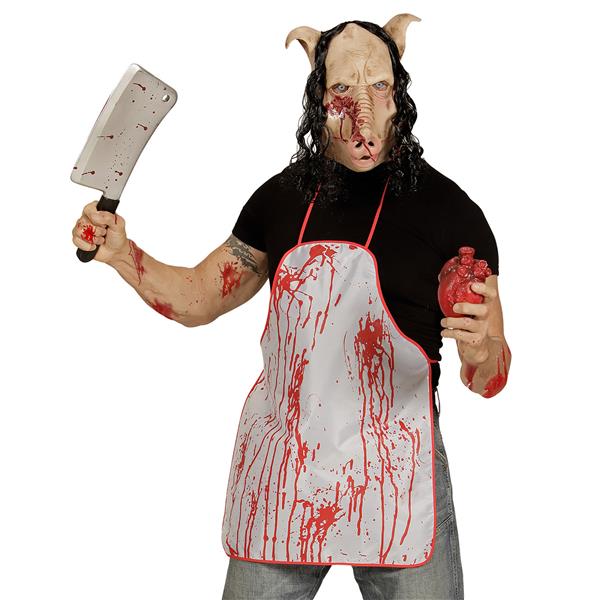 Grote foto halloween masker beige varken verzamelen overige verzamelingen