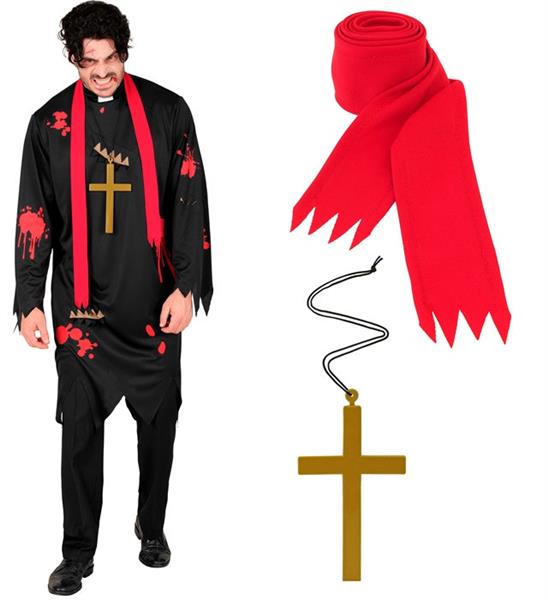 Grote foto halloween kostuum heren zombie priester verzamelen overige verzamelingen