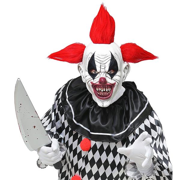 Grote foto halloween masker rood wit clown verzamelen overige verzamelingen