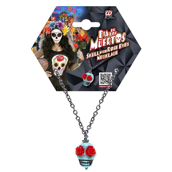 Grote foto halloween ketting gekleurd schedel verzamelen overige verzamelingen