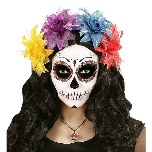 Grote foto halloween ketting gekleurd schedel verzamelen overige verzamelingen