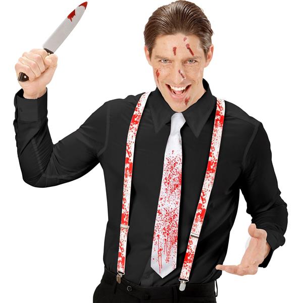 Grote foto halloween stropdas bloederig verzamelen overige verzamelingen