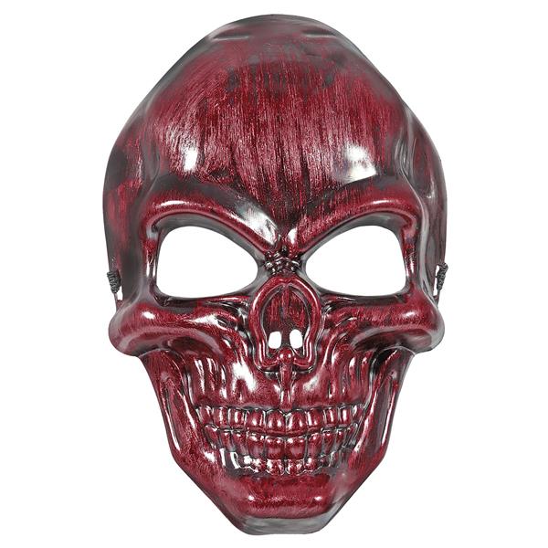 Grote foto halloween masker bordeaux rood schedel verzamelen overige verzamelingen