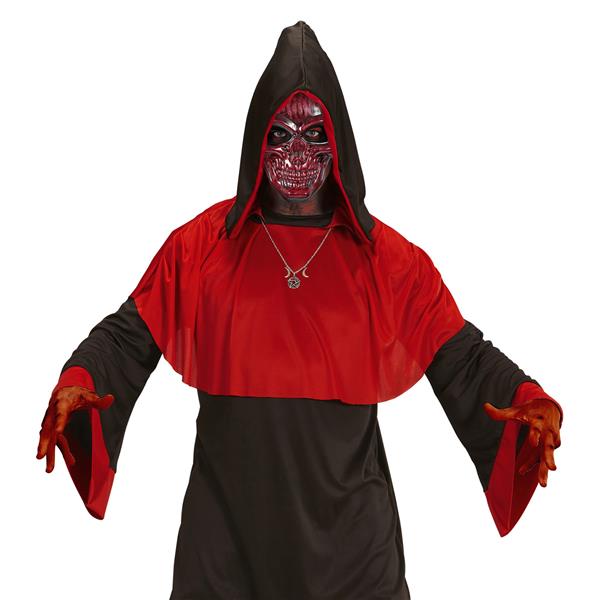 Grote foto halloween masker bordeaux rood schedel verzamelen overige verzamelingen