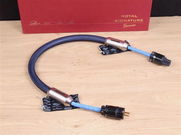 Grote foto siltech ruby mountain ii g7 royal signature highend silver gold audio power cable 1 0 metre audio tv en foto onderdelen en accessoires