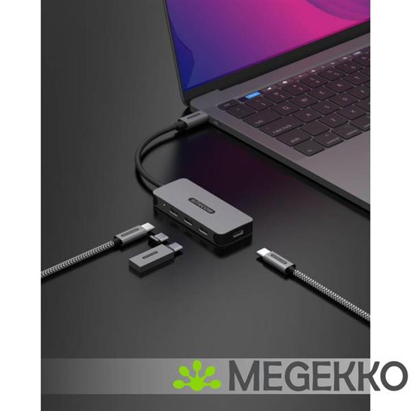 Grote foto sitecom usb c to 4x usb c 10gbps hub computers en software overige computers en software