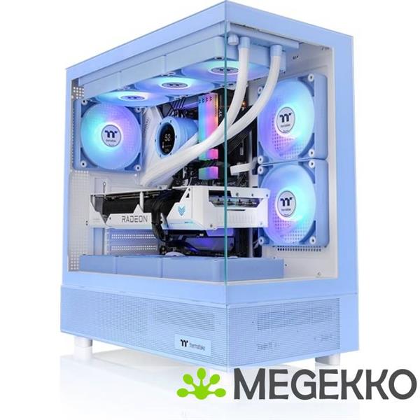 Grote foto thermaltake view 270 tg mid tower blauw computers en software behuizingen en kasten