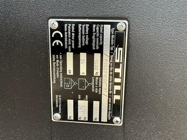 Grote foto vs 22395 elektrische triplex stapelaar still egvs14 4.940mm doe het zelf en verbouw hefwerktuigen