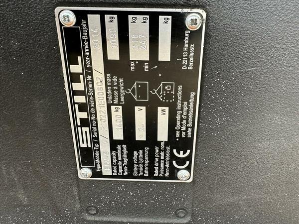 Grote foto vs 22396 elektrische triplex stapelaar still egvs14 4.940mm doe het zelf en verbouw hefwerktuigen