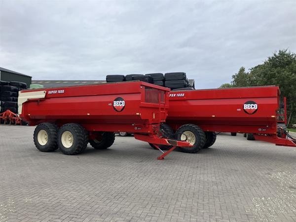 Grote foto beco super 1600 agrarisch aanhangwagens