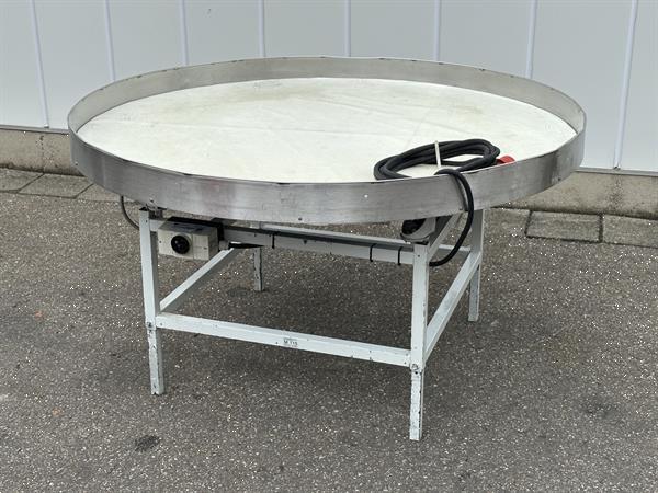 Grote foto draaitafel 150 cm spaanplaat met kunststof top agrarisch tuinbouw