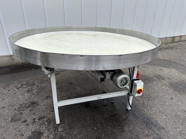 Grote foto draaitafel 150 cm spaanplaat met kunststof bovenblad agrarisch tuinbouw