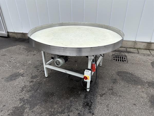 Grote foto draaitafel 150 cm spaanplaat met kunststof bovenblad agrarisch tuinbouw