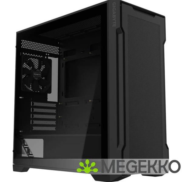 Grote foto gigabyte c102 glass black computers en software behuizingen en kasten