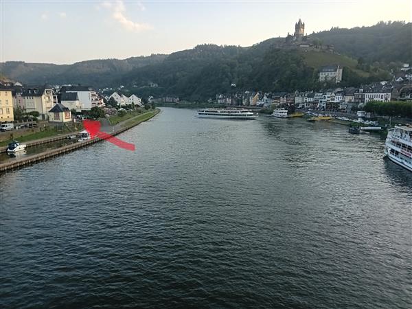 Grote foto moezelhuis in cochem aan de moezel vakantie duitsland west