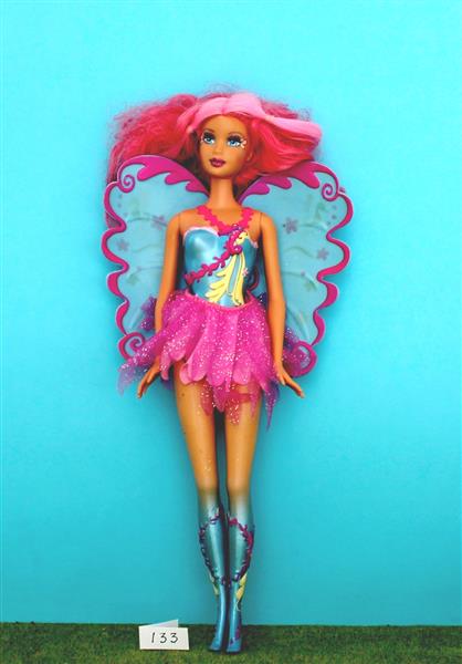 Grote foto fairytopia mermaidia barbie mattel met kinderfee kinderen en baby poppen