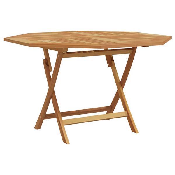 Grote foto vidaxl tuin eetset 5 pcs bruin massief teakhout tuin en terras tuinmeubelen